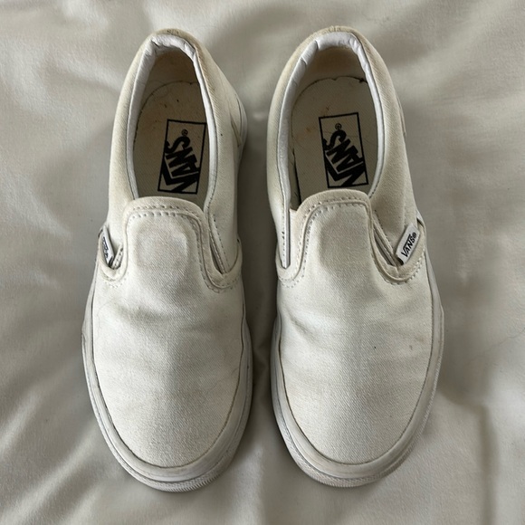 Vans Other - VANS Classic Slip Ons White Kids Size 13 Unisex